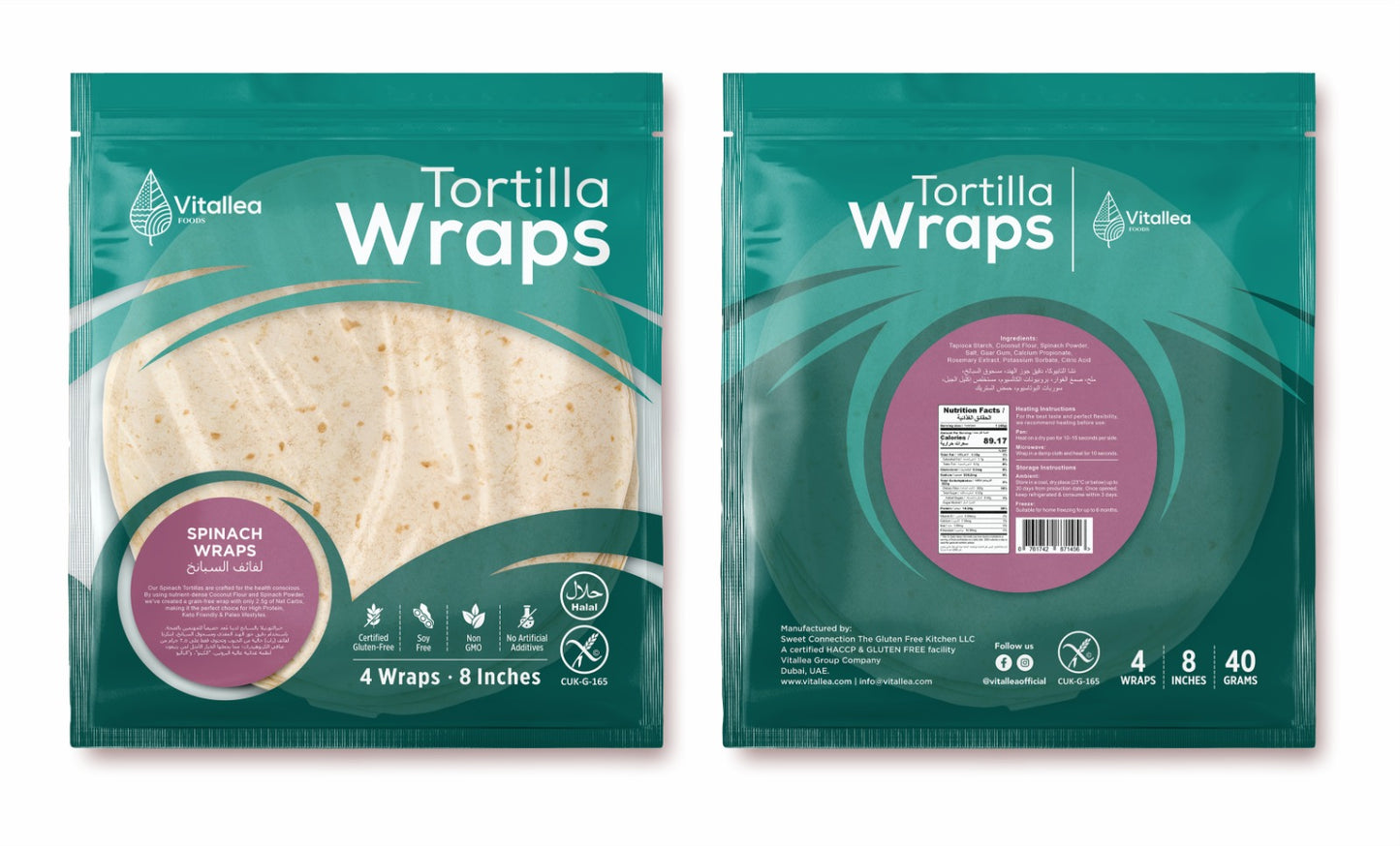 Vitallea Spinach Wrap
