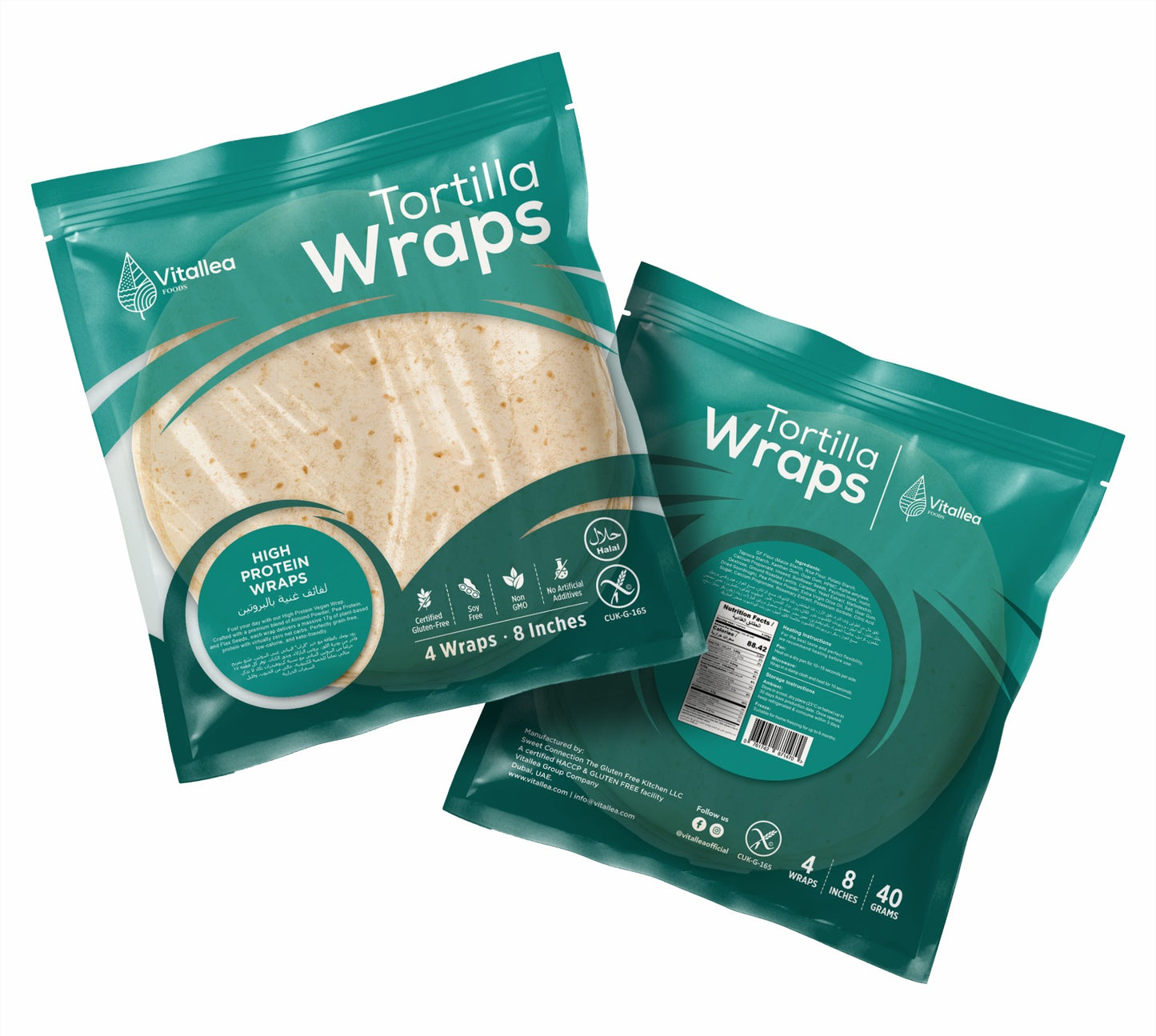 Vitallea High-Protein Wraps