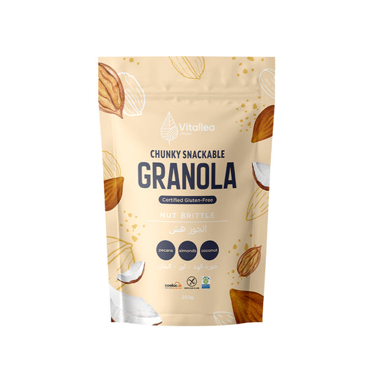 VITALLEA SNACKABLE GRANOLA NUT BRITTLE - 250g