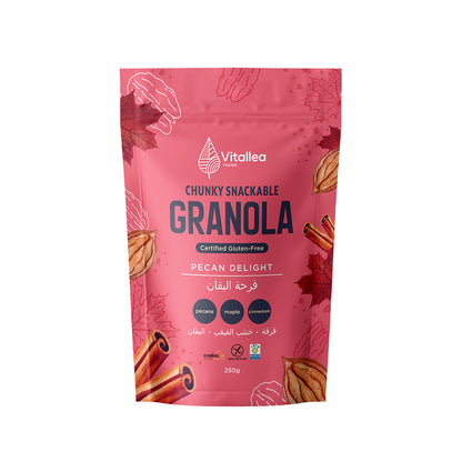 VITALLEA SNACKABLE GRANOLA PECAN DELIGHT - 250G
